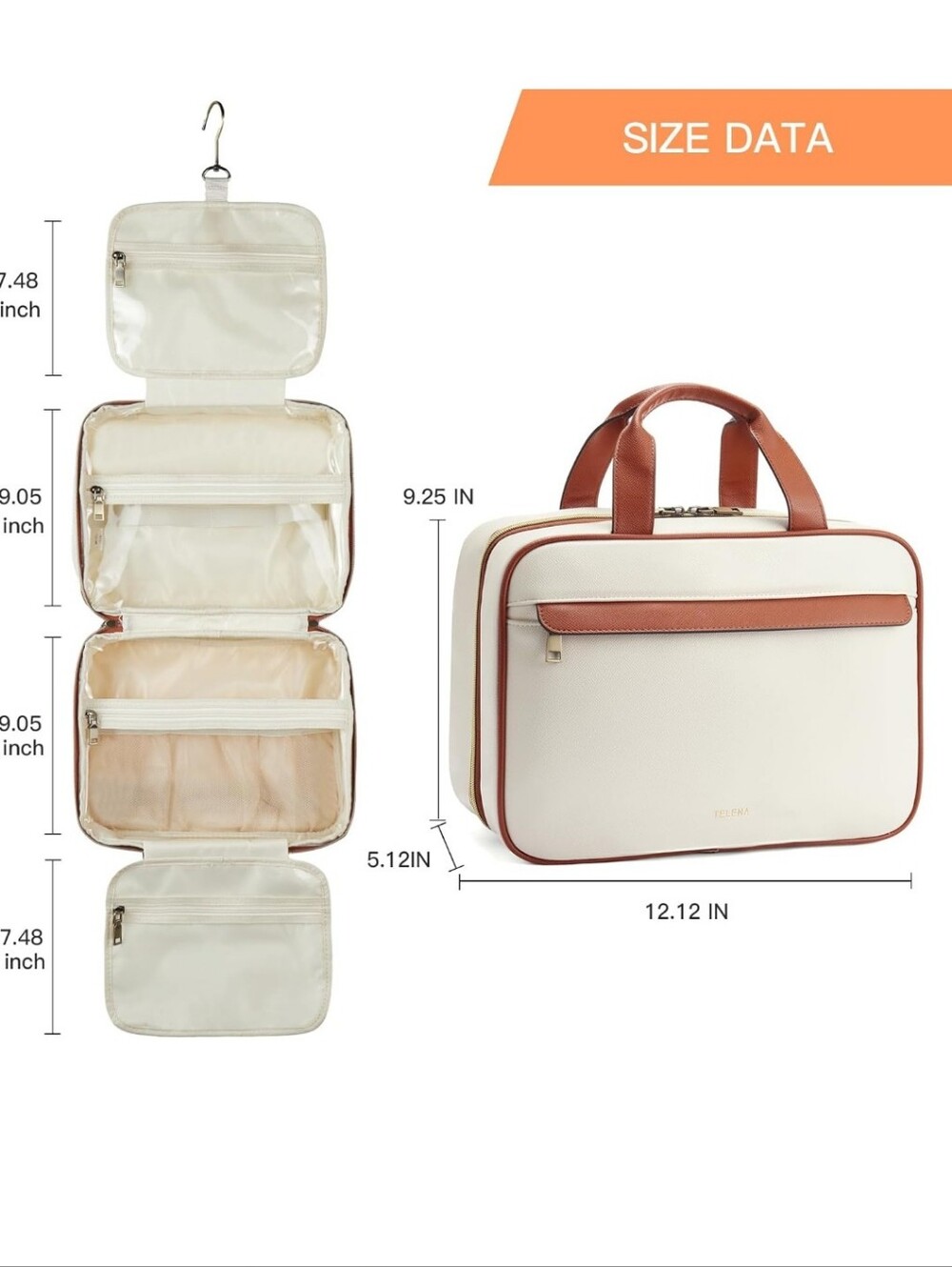 Large Travel Toiletry Bag - Picture 6 of 9